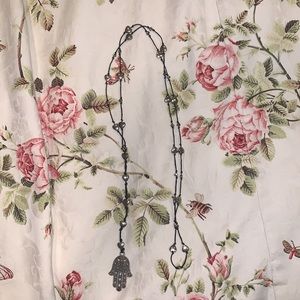 HAMSA BEADED LONG NECKLACE